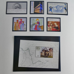 Collection timbres d'Allemagne Fédérale 1958-2002 neufs** en 3 albums.
