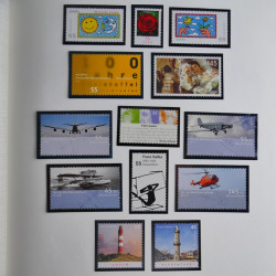 Collection timbres d'Allemagne Fédérale 1958-2002 neufs** en 3 albums.