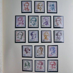 Collection timbres d'Allemagne et Berlin 1969-2004 neuf** en 2 albums.