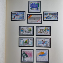 Collection timbres d'Allemagne et Berlin 1969-2004 neuf** en 2 albums.