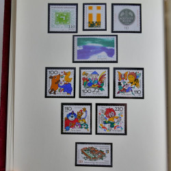 Collection timbres d'Allemagne et Berlin 1969-2004 neuf** en 2 albums.