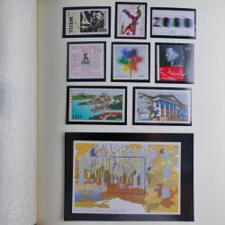 Collection timbres d'Allemagne et Berlin 1969-2004 neuf** en 2 albums.