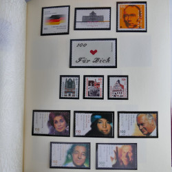 Collection timbres d'Allemagne et Berlin 1969-2004 neuf** en 2 albums.