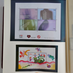Collection timbres d'Allemagne et Berlin 1969-2004 neuf** en 2 albums.