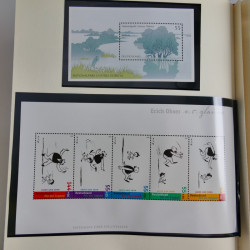 Collection timbres d'Allemagne et Berlin 1969-2004 neuf** en 2 albums.