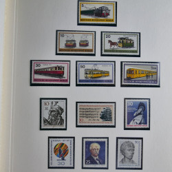 Collection timbres d'Allemagne et Berlin 1969-2004 neuf** en 2 albums.