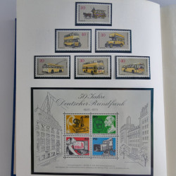 Collection timbres d'Allemagne et Berlin 1969-2004 neuf** en 2 albums.