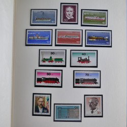 Collection timbres d'Allemagne et Berlin 1969-2004 neuf** en 2 albums.