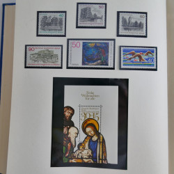 Collection timbres d'Allemagne et Berlin 1969-2004 neuf** en 2 albums.