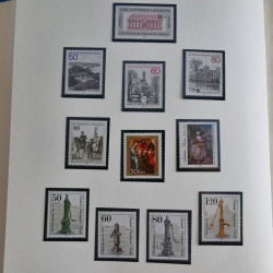 Collection timbres d'Allemagne et Berlin 1969-2004 neuf** en 2 albums.