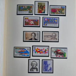 Collection timbres d'Allemagne et Berlin 1969-2004 neuf** en 2 albums.