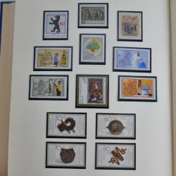 Collection timbres d'Allemagne et Berlin 1969-2004 neuf** en 2 albums.