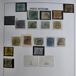 Collection timbres du Vatican 1852-2011 neufs** en 3 albums DAVO.