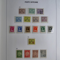 Collection timbres du Vatican 1852-2011 neufs** en 3 albums DAVO.