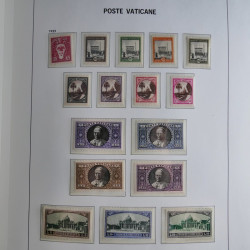 Collection timbres du Vatican 1852-2011 neufs** en 3 albums DAVO.