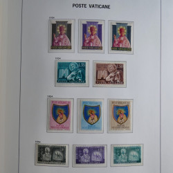 Collection timbres du Vatican 1852-2011 neufs** en 3 albums DAVO.