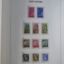 Collection timbres du Vatican 1852-2011 neufs** en 3 albums DAVO.