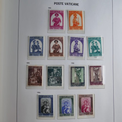 Collection timbres du Vatican 1852-2011 neufs** en 3 albums DAVO.