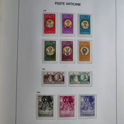 Collection timbres du Vatican 1852-2011 neufs** en 3 albums DAVO.
