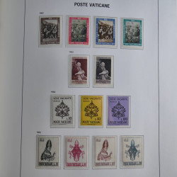 Collection timbres du Vatican 1852-2011 neufs** en 3 albums DAVO.
