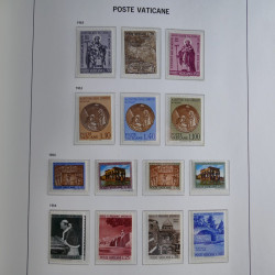 Collection timbres du Vatican 1852-2011 neufs** en 3 albums DAVO.