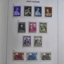 Collection timbres du Vatican 1852-2011 neufs** en 3 albums DAVO.