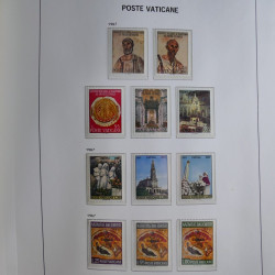 Collection timbres du Vatican 1852-2011 neufs** en 3 albums DAVO.