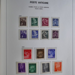 Collection timbres du Vatican 1852-2011 neufs** en 3 albums DAVO.