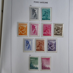 Collection timbres du Vatican 1852-2011 neufs** en 3 albums DAVO.