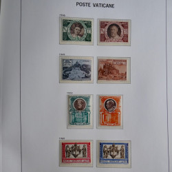 Collection timbres du Vatican 1852-2011 neufs** en 3 albums DAVO.