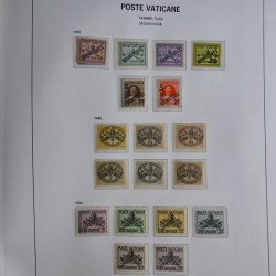 Collection timbres du Vatican 1852-2011 neufs** en 3 albums DAVO.