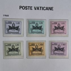 Collection timbres du Vatican 1852-2011 neufs** en 3 albums DAVO.