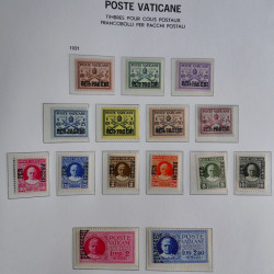 Collection timbres du Vatican 1852-2011 neufs** en 3 albums DAVO.