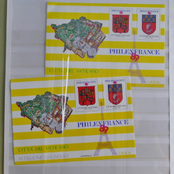Collection timbres du Vatican 1852-2011 neufs** en 3 albums DAVO.