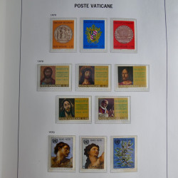 Collection timbres du Vatican 1852-2011 neufs** en 3 albums DAVO.