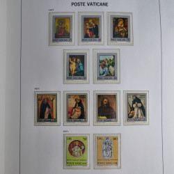 Collection timbres du Vatican 1852-2011 neufs** en 3 albums DAVO.