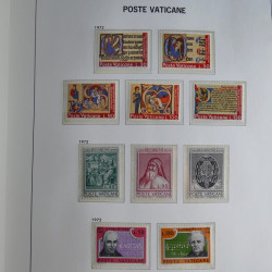 Collection timbres du Vatican 1852-2011 neufs** en 3 albums DAVO.