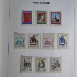 Collection timbres du Vatican 1852-2011 neufs** en 3 albums DAVO.