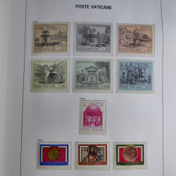 Collection timbres du Vatican 1852-2011 neufs** en 3 albums DAVO.