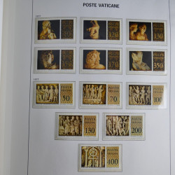 Collection timbres du Vatican 1852-2011 neufs** en 3 albums DAVO.