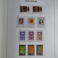 Collection timbres du Vatican 1852-2011 neufs** en 3 albums DAVO.