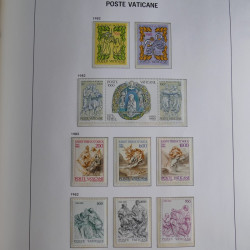 Collection timbres du Vatican 1852-2011 neufs** en 3 albums DAVO.