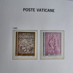 Collection timbres du Vatican 1852-2011 neufs** en 3 albums DAVO.