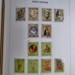 Collection timbres du Vatican 1852-2011 neufs** en 3 albums DAVO.