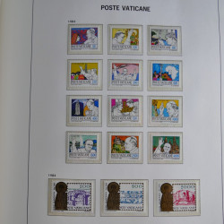 Collection timbres du Vatican 1852-2011 neufs** en 3 albums DAVO.