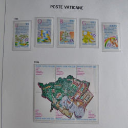 Collection timbres du Vatican 1852-2011 neufs** en 3 albums DAVO.