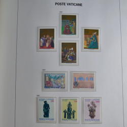 Collection timbres du Vatican 1852-2011 neufs** en 3 albums DAVO.