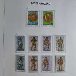 Collection timbres du Vatican 1852-2011 neufs** en 3 albums DAVO.