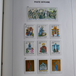 Collection timbres du Vatican 1852-2011 neufs** en 3 albums DAVO.
