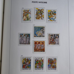 Collection timbres du Vatican 1852-2011 neufs** en 3 albums DAVO.